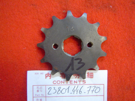 Pignon sortie boîte 13 dents Honda XR200 84-01 | Réf. 23801-446-770