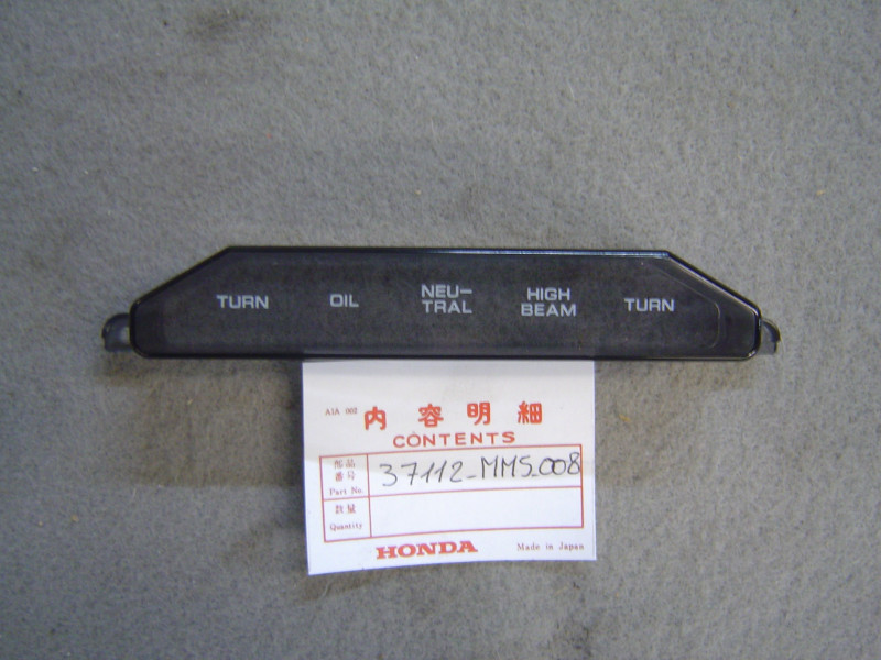 Lentille fumée voyants tableau de bord Honda CBR1000 87-88