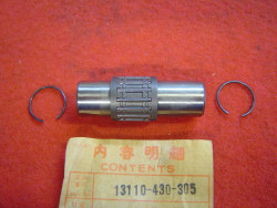 Kit axe clips et roulement de pied de bielle de CR250 78-79