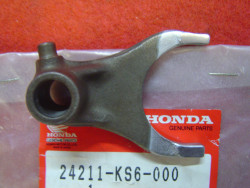 Fourchette de boite de vitesse droite de CR125 R G 1986 HONDA 24211-KS6-000