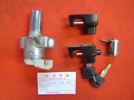 Jeu Contacteur Serrure Clés Honda GL1000 K1 K2 – Réf. 35010-371-612