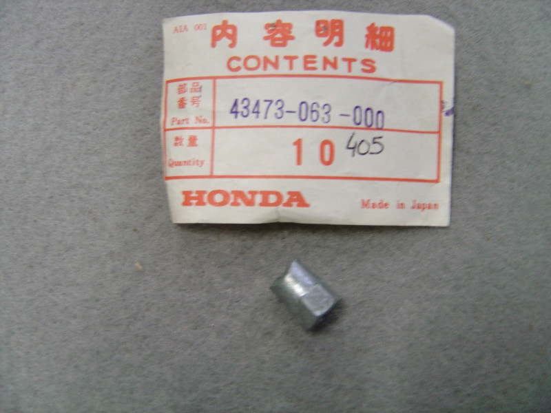 Écrou Réglage Câble Frein AR Honda PC50 PS50 - 43473-063-000