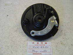Flasque frein avant Honda MT50SA 80-81 axe cannelé biellette