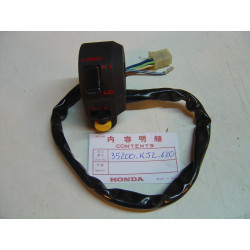 Commodo gauche éclairage Honda TL125R 83 - Réf. 35200KJ2620