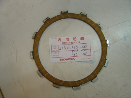 Disque garni embrayage Honda CX500 réf. 22201415000