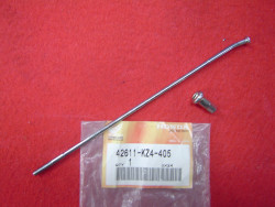 rayon + ecrou roue CR125 CR2509 167.5mm HONDA 42611-KZ4-405