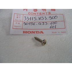 Vis montage phare clignotant Honda – Réf. 33115KS3900