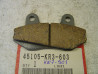 Plaquette de frein avant Honda 45105KR3603