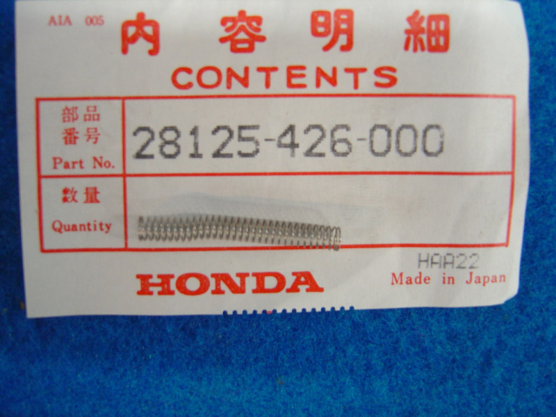 Ressort Galet Roue Libre Démarreur Honda CB650 VFR400 VTR250