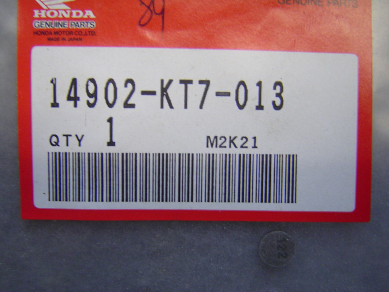 Pastille Soupape Honda 7.48mm / 1.225mm - Réf. 14902KT7013