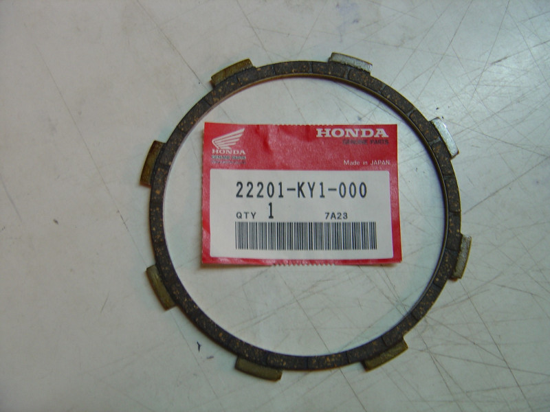 Disque garni embrayage Honda VT250F – Réf. 22201KY1000