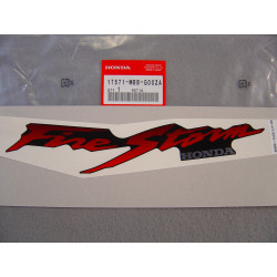 Sticker Réservoir Gauche Honda VTR1000FW/FX – Réf. 17571MBBG00ZA
