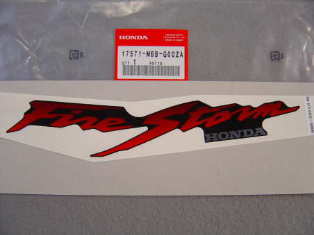 Sticker Réservoir Gauche Honda VTR1000FW/FX – Réf. 17571MBBG00ZA