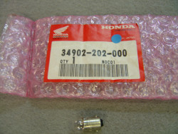 Ampoule de tableau (6V 3W) de XL125S 79-828587 HONDA 34902-202-000
