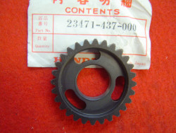 Pignon troisième 28dts sur arbre secondaire de XL125S 79-81 idem 235A1437000