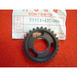 Pignon 3ème 28 dts arbre secondaire Honda XL125S 23471437000