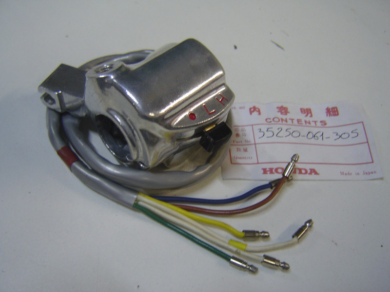 Commodo droit Honda SS50Z K1 – Réf. 35250-061-305