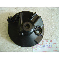 Flasque frein avant Honda TL125D 83 - Réf 45010KJ2300