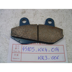Plaquette frein avant Honda MBX50F MBX125F réf 45105KK4014