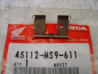 Tôle Ressort Plaquettes Frein Honda 45112MS9611