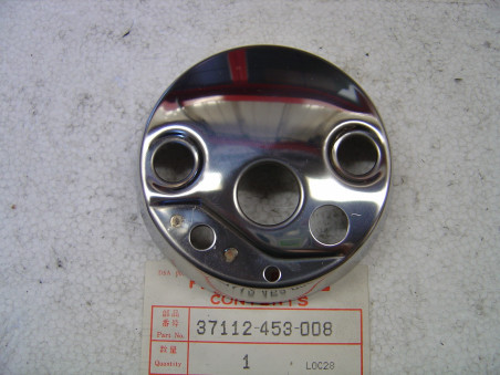 Coupelle chromée sous compteur gauche Honda CB XL – Réf. 37112453008