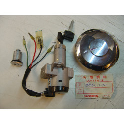 Kit Contacteur Clefs + Bouchon Réservoir Honda MBX50 FWD