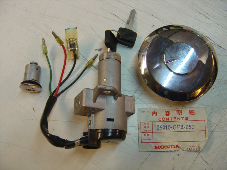 Kit Contacteur Clefs + Bouchon Réservoir Honda MBX50 FWD