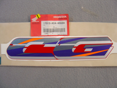 Autocollant réservoir Honda CG125T 1997 R206 - 17513KCH850ZA
