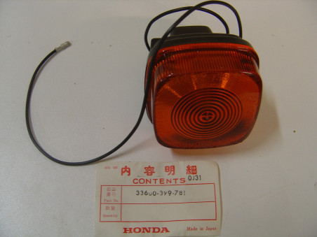 Clignotant arrière droit Honda CB125TA/TB - Réf. 33600399781